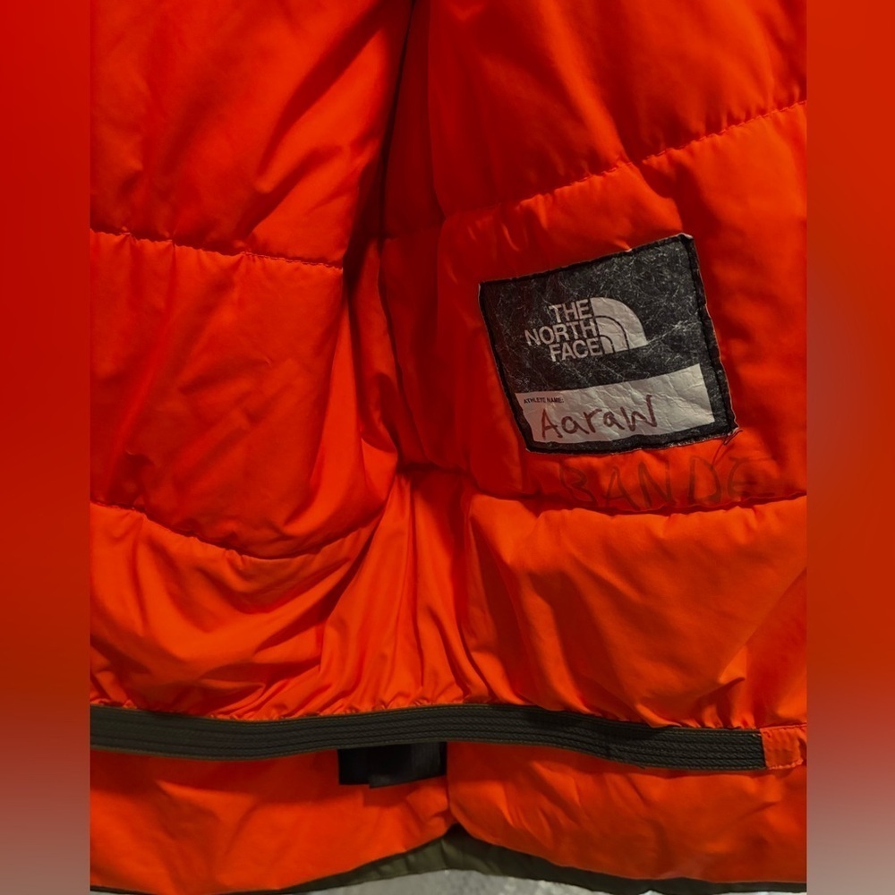 North Face Boy’s Freedom Extreme Insulated Jacket, Camo & Orange; Size L 14/16 - Picture 2 of 14